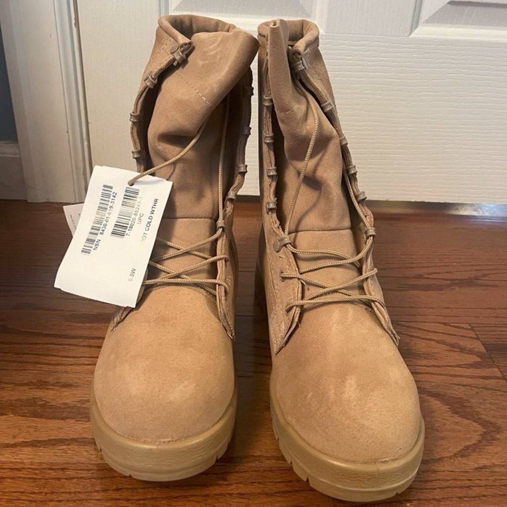 (New) Bates Intermediate Cold/Wet Resist Boots Size 8.5 w/ Cold Weather Inserts